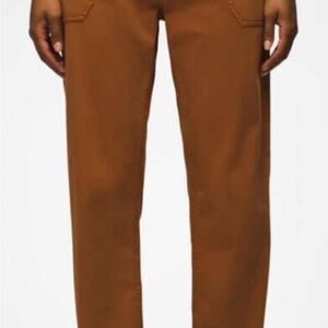 Prana Sancho Boyfriend Pant in Warm in color clay size 8